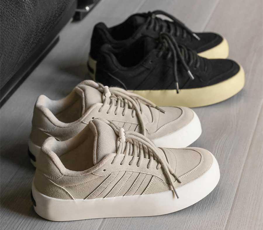 Men's plain stripe block casual shoe sneakers