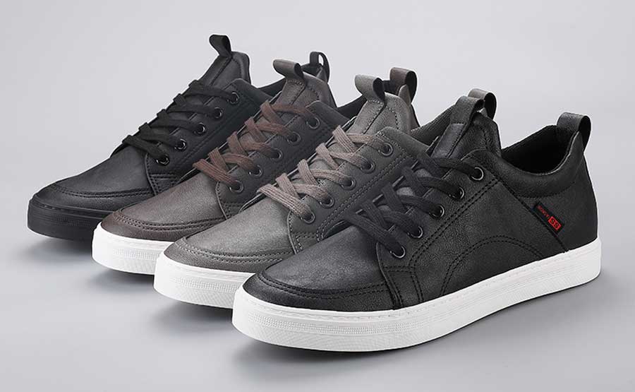 Men's thread accents pull tab casual shoe sneakers